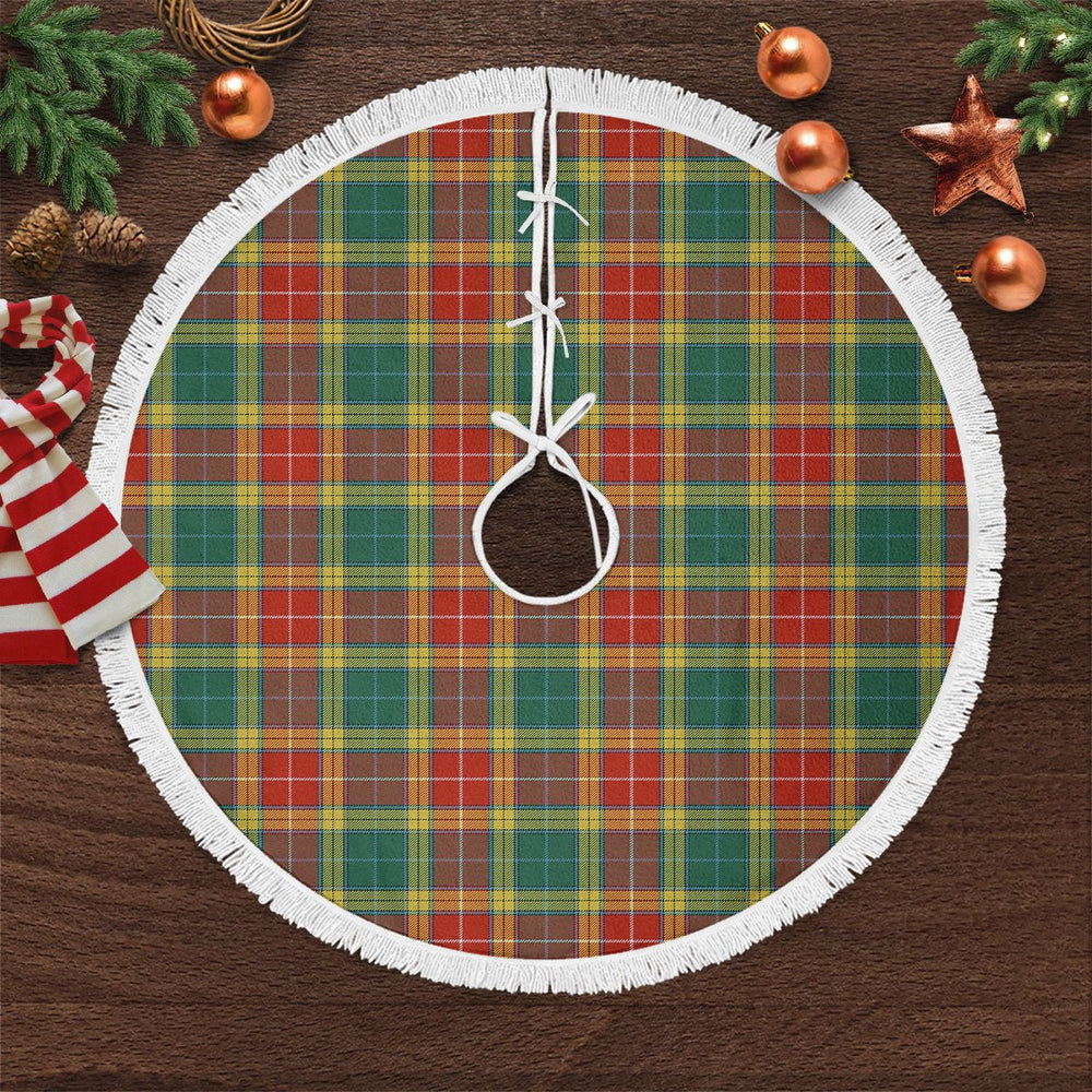 Clan Buchanan Old Sett Tartan Christmas Tree Skirt RG68 Buchanan Old Sett Tartan Tartan Christmas   