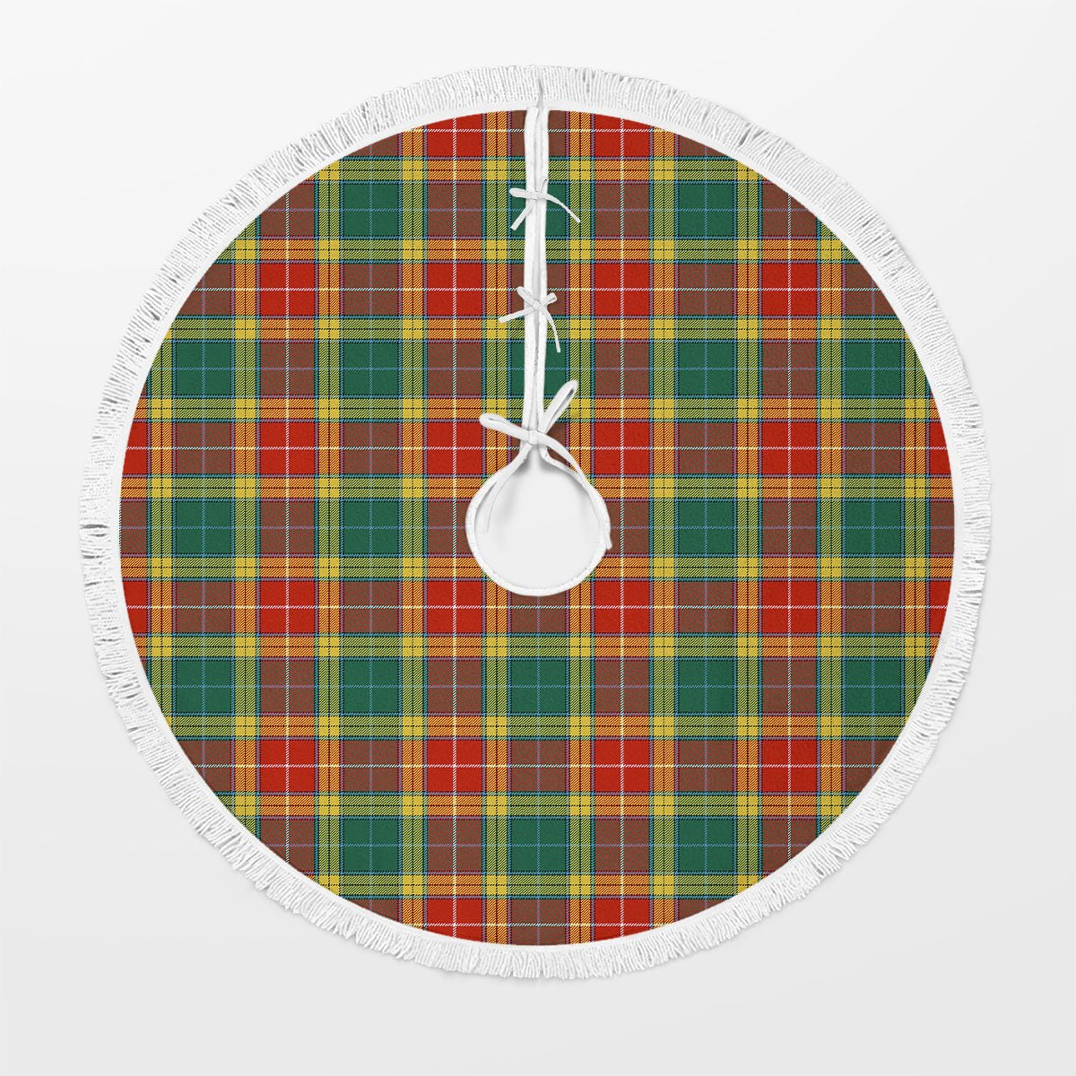 Clan Buchanan Old Sett Tartan Christmas Tree Skirt RG68 Buchanan Old Sett Tartan Tartan Christmas   