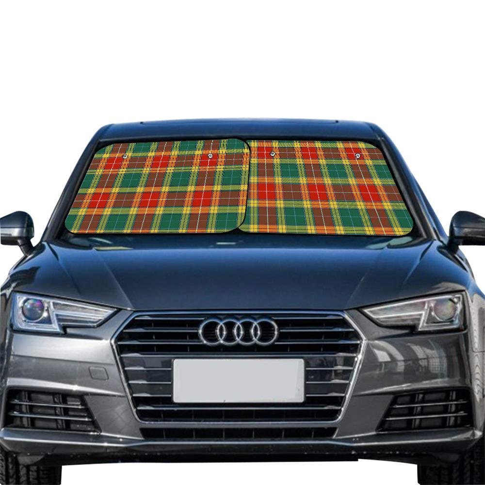 Clan Buchanan Old Sett Tartan Sun Shade 2 Pieces NX30 Clan Buchanan Tartan Today   