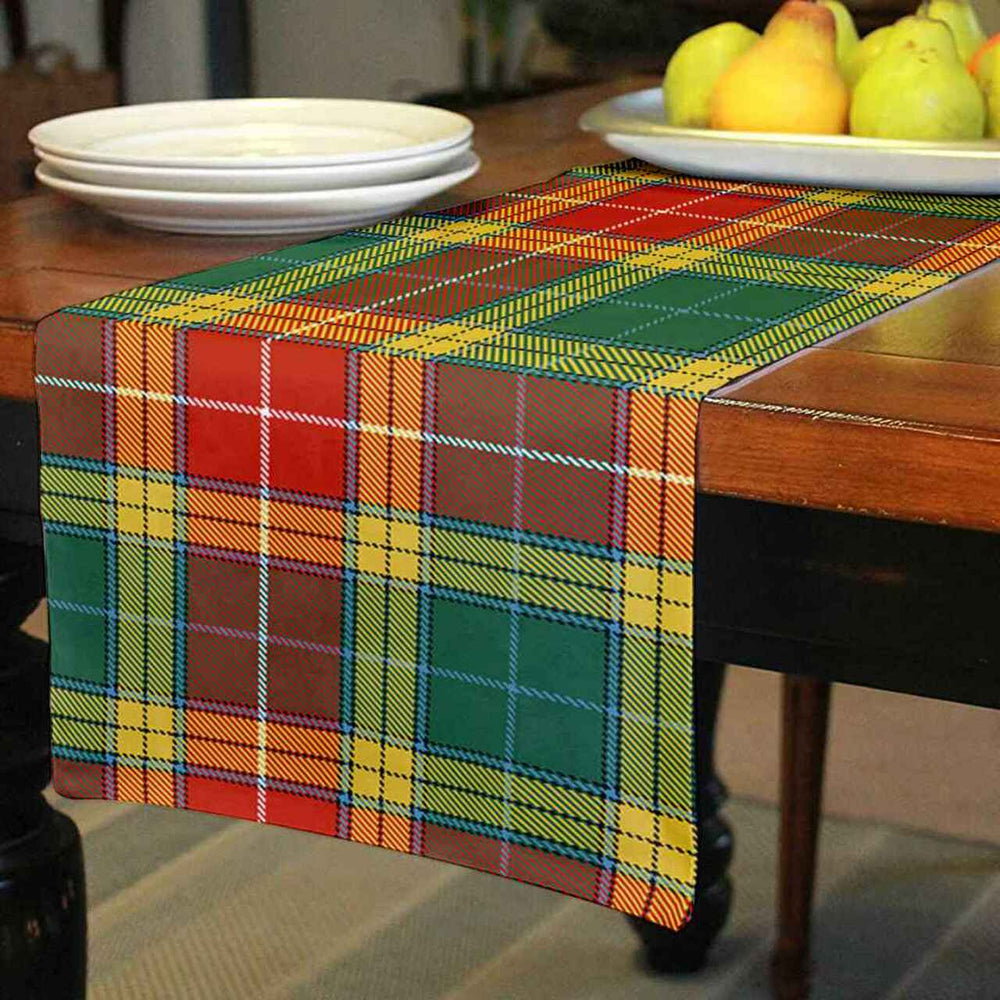 Clan Buchanan Old Sett Tartan Table Runner Cotton UE18 Buchanan Old Sett Tartan Tartan Table Runner   