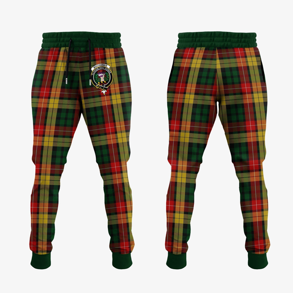 Clan Buchanan Tartan Crest Jogger Sweatpants WZ19 Clan Buchanan Tartan Today   