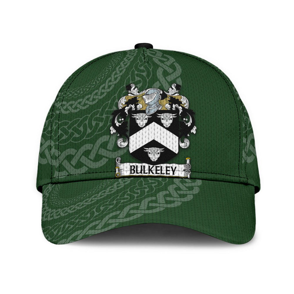 Clan Bulkeley Coat Of Arms - Irish Family Crest St Patrick's Day Classic CapXG62 Classic Cap - Bulkeley Coat Of Arms St Patrick's Day Classic Cap Irish Cap   