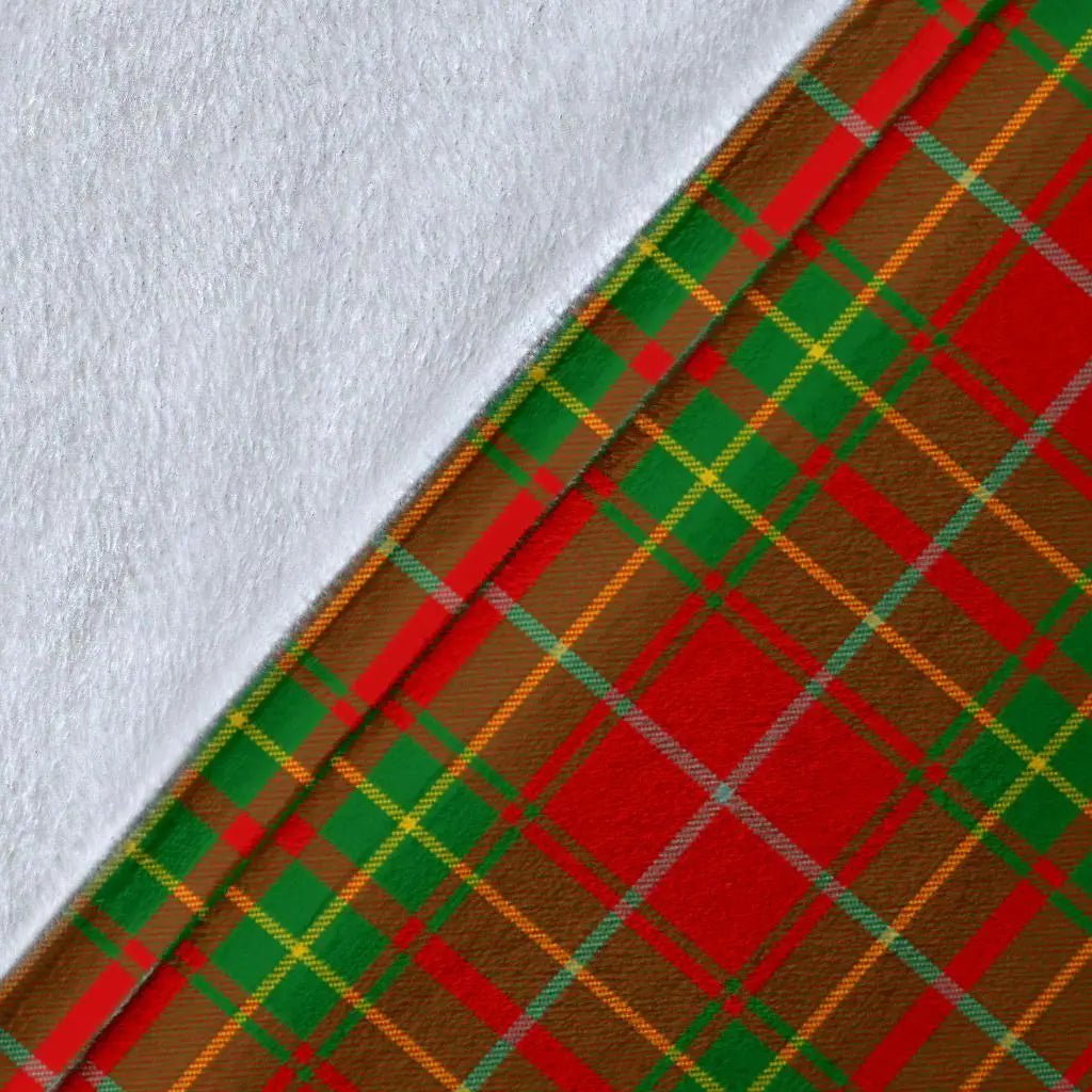 Clan Burnett Ancient Tartan Crest Blanket Wave Style CK78 Clan Burnett Tartan Today   