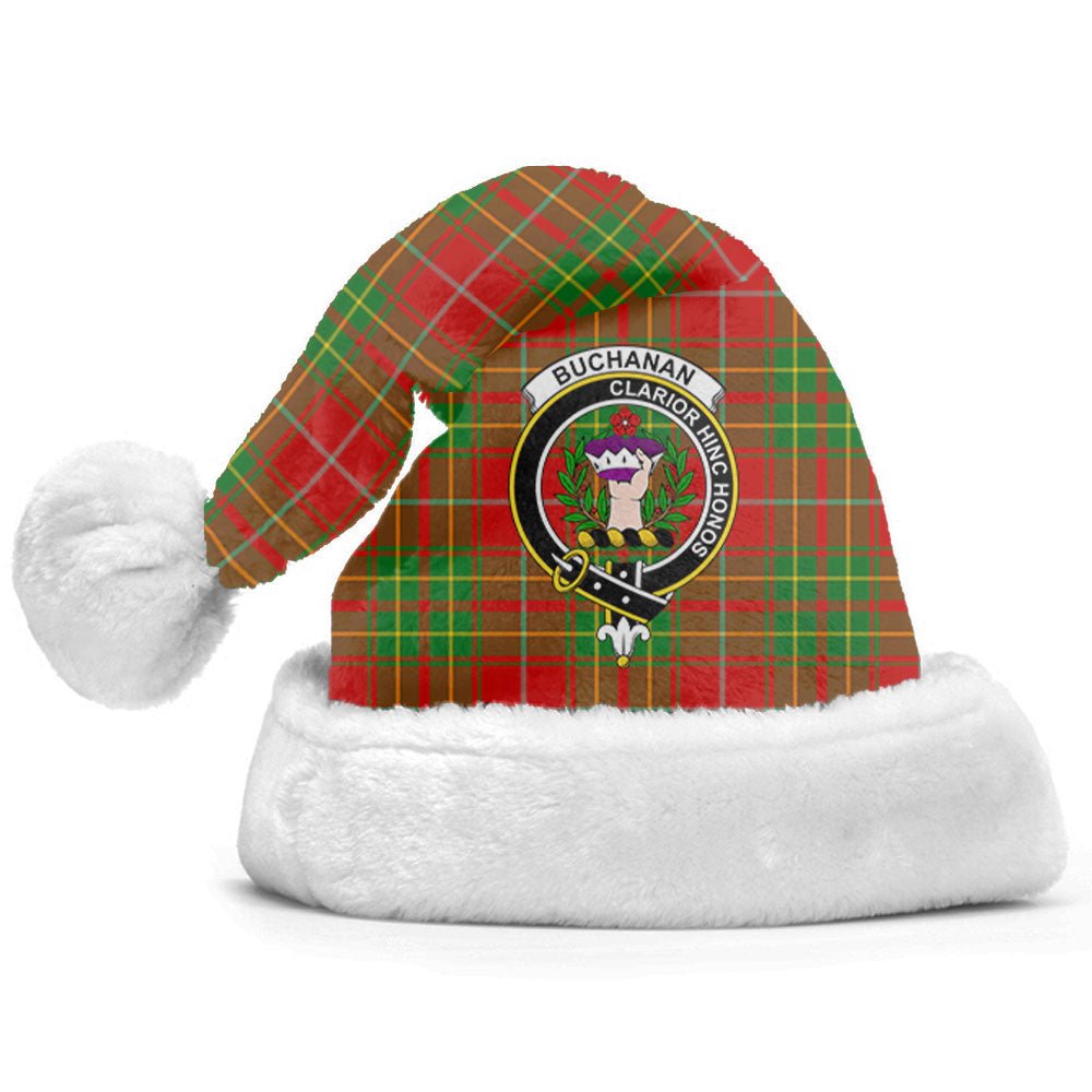 Clan Burnett Ancient Tartan Crest Christmas Santa Hat KR98 Burnett Ancient Tartan Tartan Santa Hat   