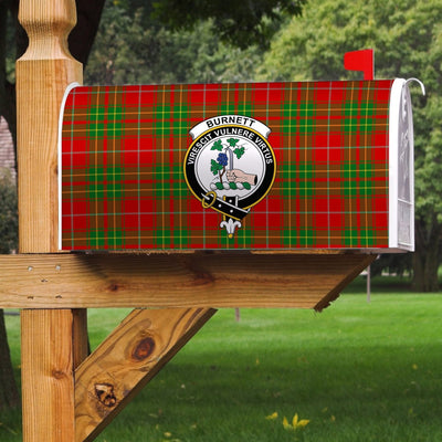 Clan Burnett Ancient Tartan Crest Mailbox WJ23