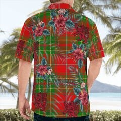 Clan Burnett Ancient Tartan Scottish Lion Hawaiian Shirt ED81 Burnett Ancient Tartan Tartan Hawaii Shirt   