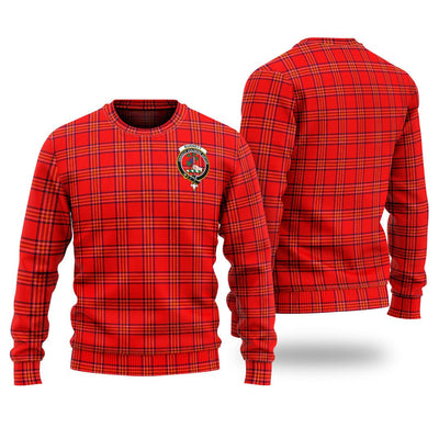 Clan Burnett Modern Tartan Christmas Ugly Sweater TF18