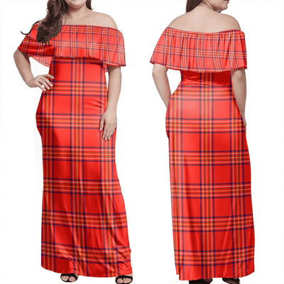 Clan Burnett Modern Tartan Hawaii Dress QN62