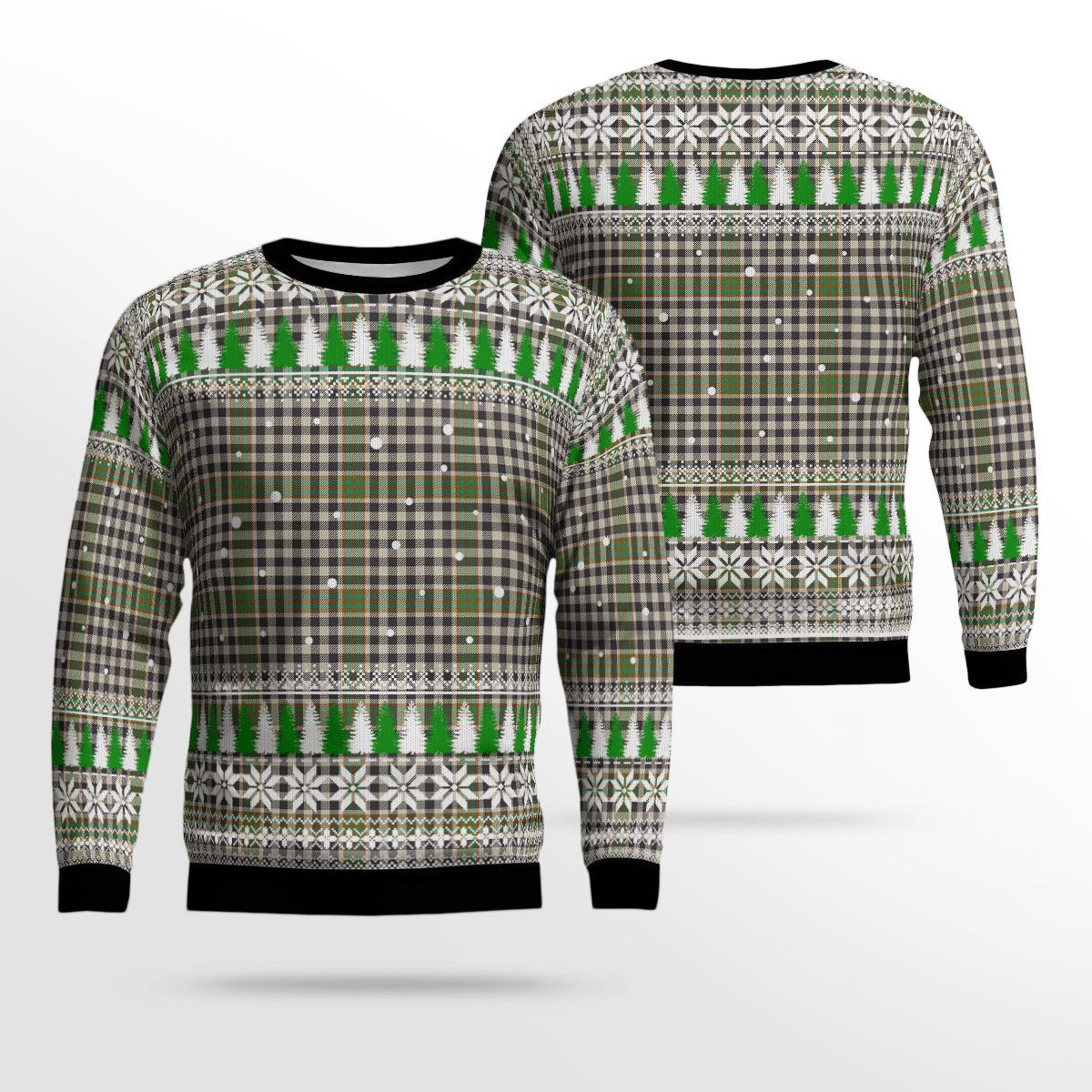 Clan Burns Check Tartan Christmas Ugly Sweater UV86 Burns Check Tartan Tartan Ugly Sweater   