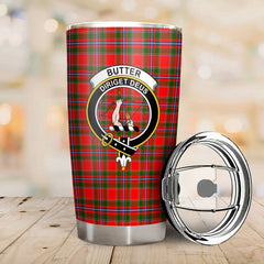 Clan Butter Tartan Crest Tumbler SY75 Clan Butter Tartan Today   