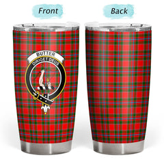 Clan Butter Tartan Crest Tumbler SY75 Clan Butter Tartan Today   