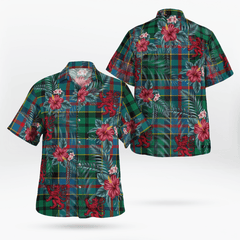 Clan Byres 1 Tartan Scottish Lion Hawaiian Shirt JT85 Byres 1 Tartan Tartan Hawaii Shirt   