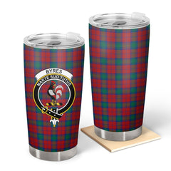 Clan Byres Tartan Crest Tumbler PB14 Clan Byres Tartan Today   