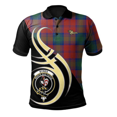 Clan Byres Tartan Polo Shirt - Believe In Me Style