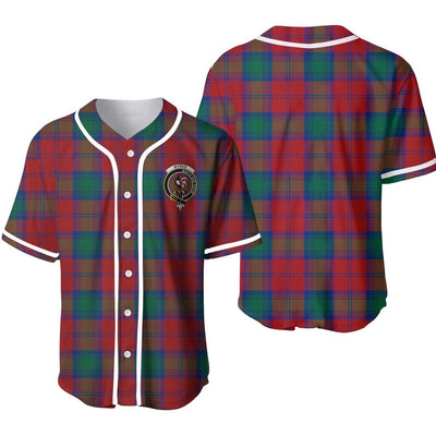 Clan Byres Tartan Unisex Baseball Jersey