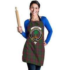 Clan Cairns Tartan Crest Apron NN37 Clan Cairns Tartan Today   
