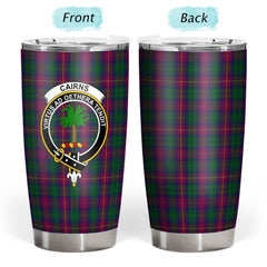 Clan Cairns Tartan Crest Tumbler FX99 Clan Cairns Tartan Today   