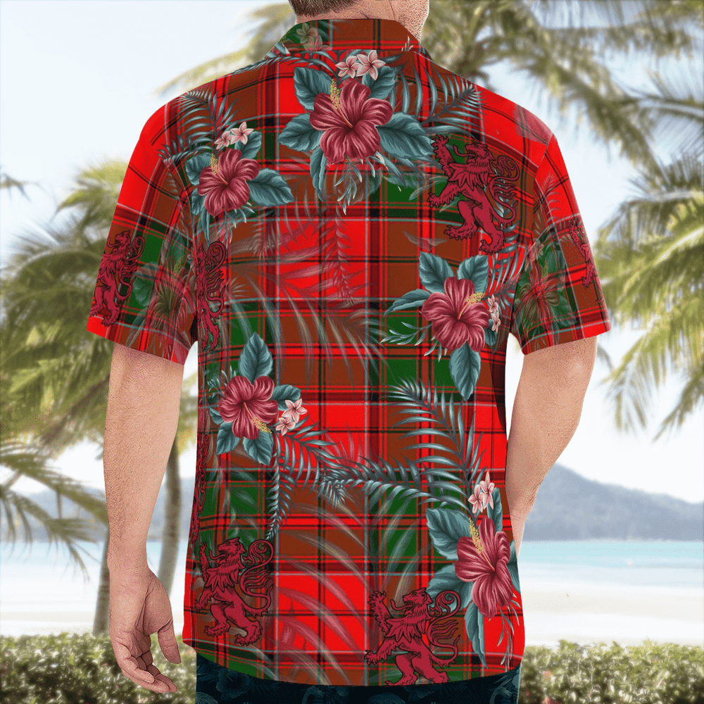 Clan Cairns Tartan Scottish Lion Hawaiian Shirt DZ28 Cairns Tartan Tartan Hawaii Shirt   