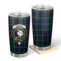 Clan Calder (Calder-Campbell) Tartan Crest Tumbler KE77 Clan Calder Tartan Today   