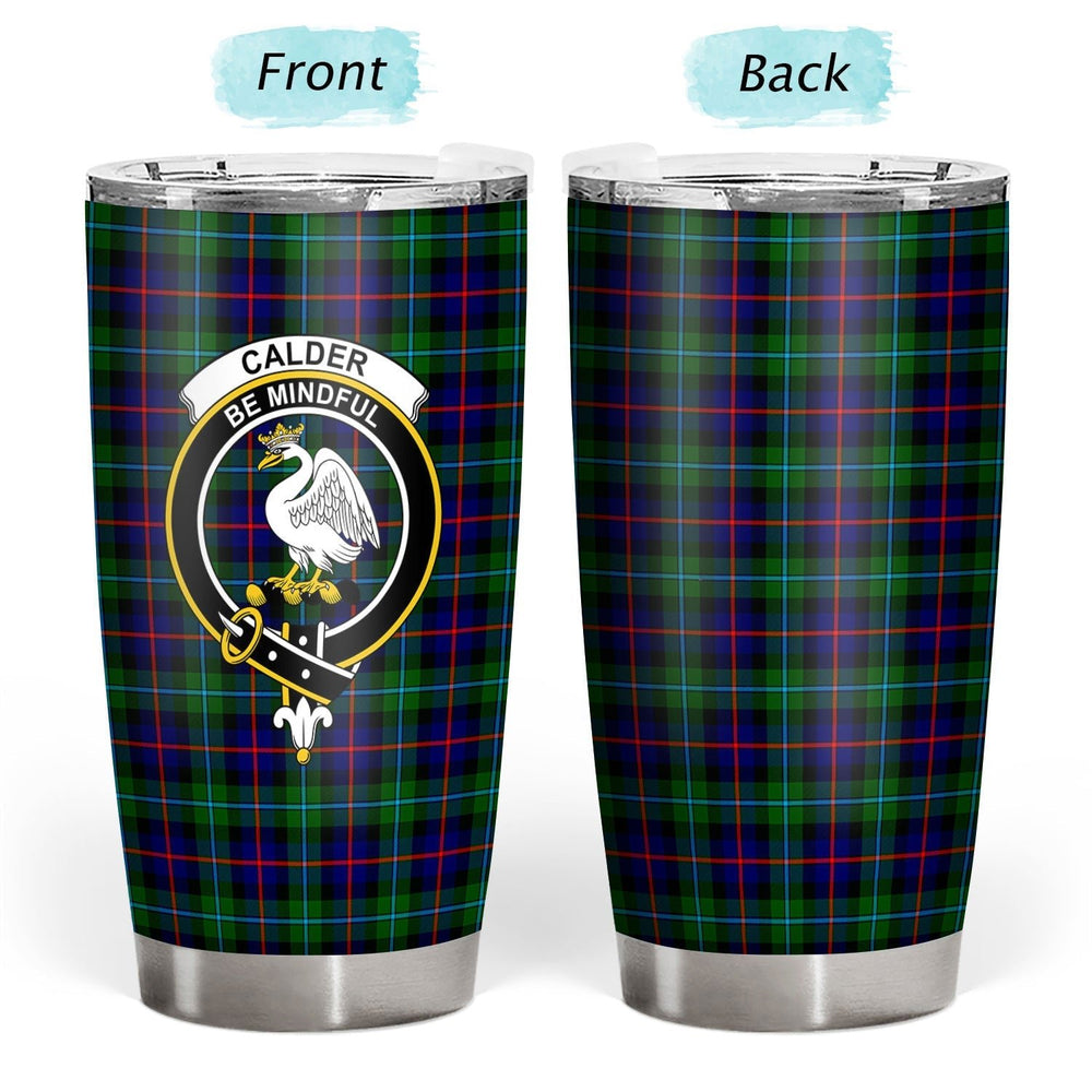 Clan Calder (Calder-Campbell) Tartan Crest Tumbler KE77 Clan Calder Tartan Today   