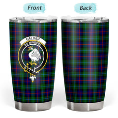 Clan Calder (Calder-Campbell) Tartan Crest Tumbler KE77 Clan Calder Tartan Today   