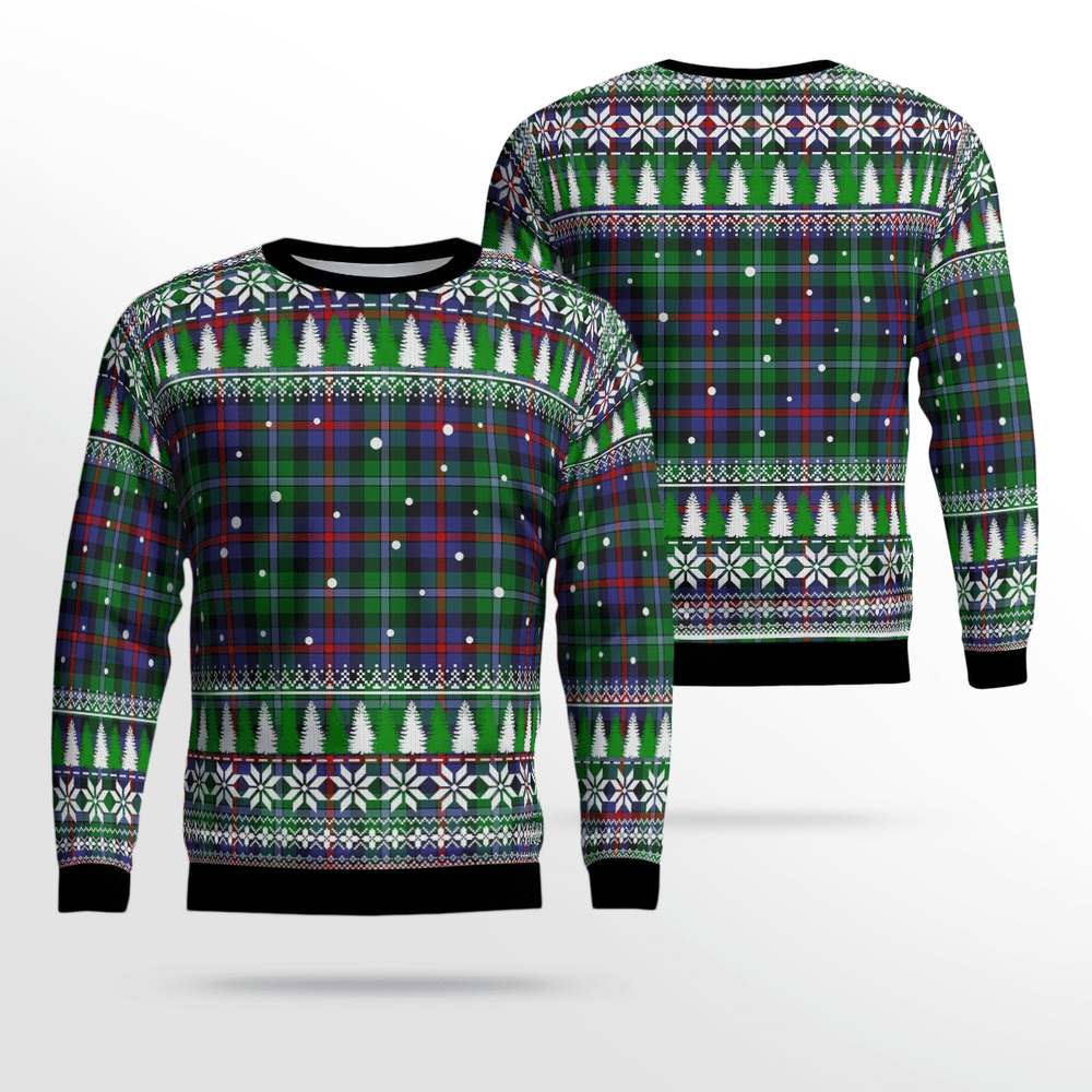 Clan Calder Tartan Christmas Ugly Sweater WX92 Calder Tartan Tartan Ugly Sweater   