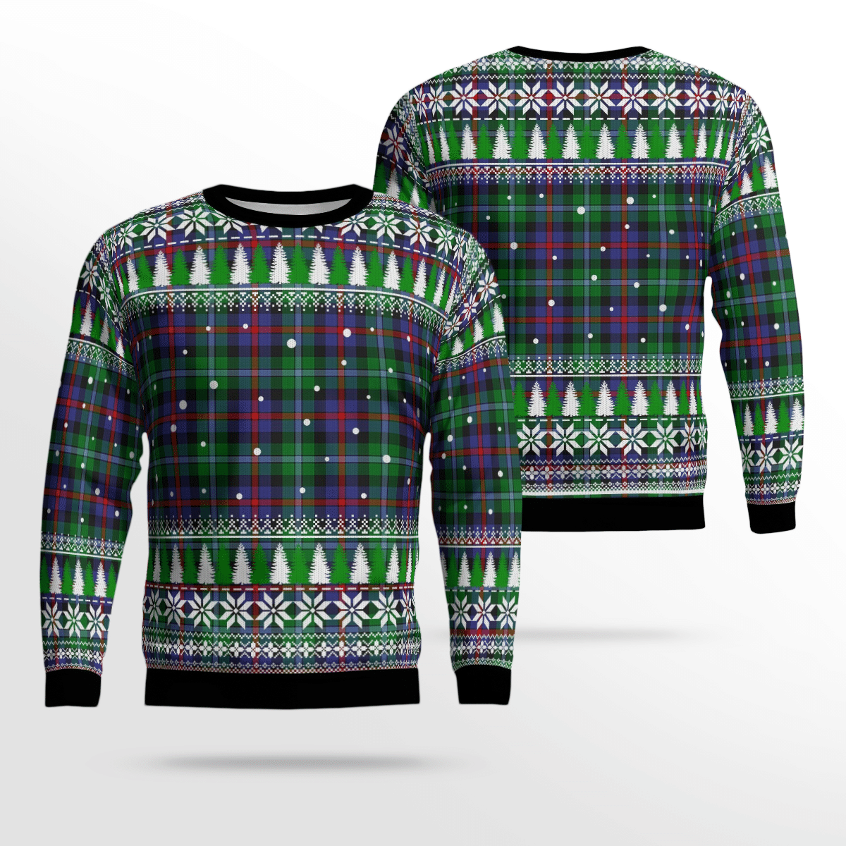 Clan Calder Tartan Christmas Ugly Sweater WX92 Calder Tartan Tartan Ugly Sweater   