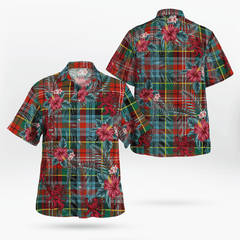Clan Caledonia Ancient Tartan Scottish Lion Hawaiian Shirt KN98 Caledonia Ancient Tartan Tartan Hawaii Shirt   