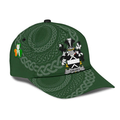 Clan Calvey Coat Of Arms - Irish Family Crest St Patrick's Day Classic CapQD19 Classic Cap - Calvey Coat Of Arms St Patrick's Day Classic Cap Irish Cap   