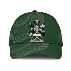Clan Calvey Coat Of Arms - Irish Family Crest St Patrick's Day Classic CapQD19 Classic Cap - Calvey Coat Of Arms St Patrick's Day Classic Cap Irish Cap   