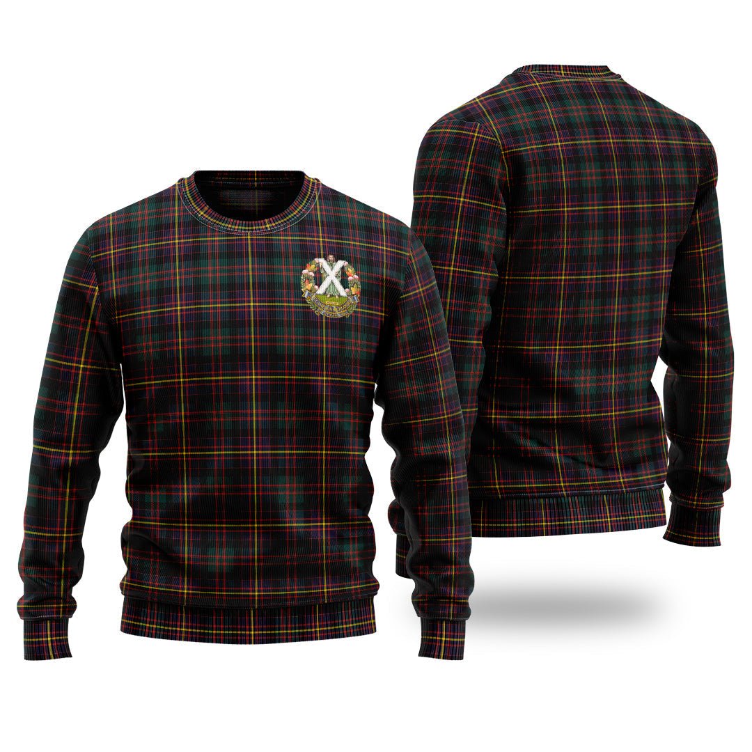 Clan Cameron Highlanders Of Ottawa Tartan Christmas Ugly Sweater MT83 Cameron Highlanders Of Ottawa Tartan Tartan Sweater   