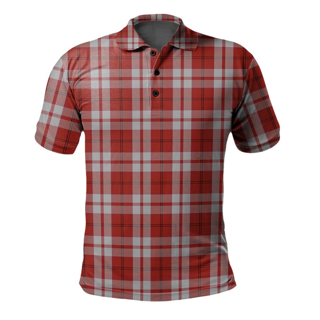 Clan Cameron Hose Tartan Polo Shirt ST55 Cameron Hose Tartan Tartan Polo   
