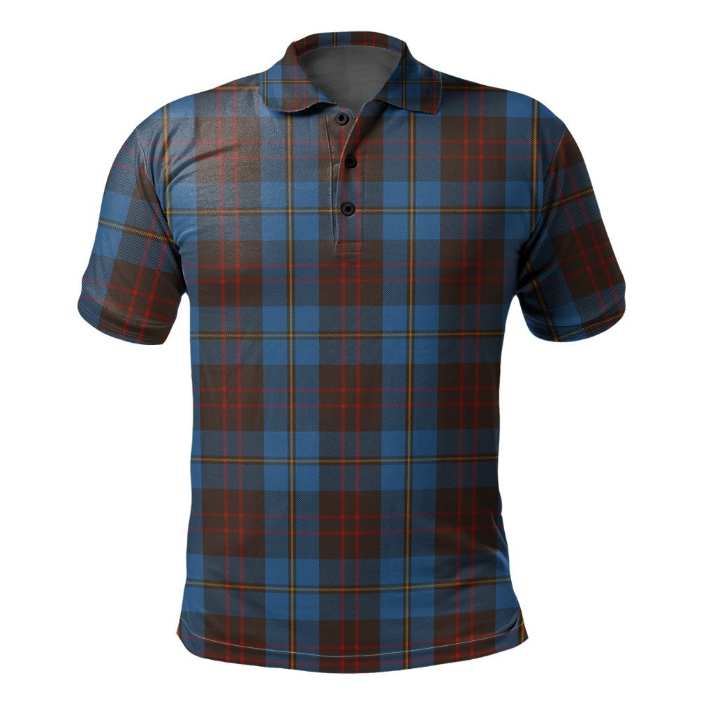 Clan Cameron Hunting Tartan Polo Shirt QG36 Cameron Hunting Tartan Tartan Polo   