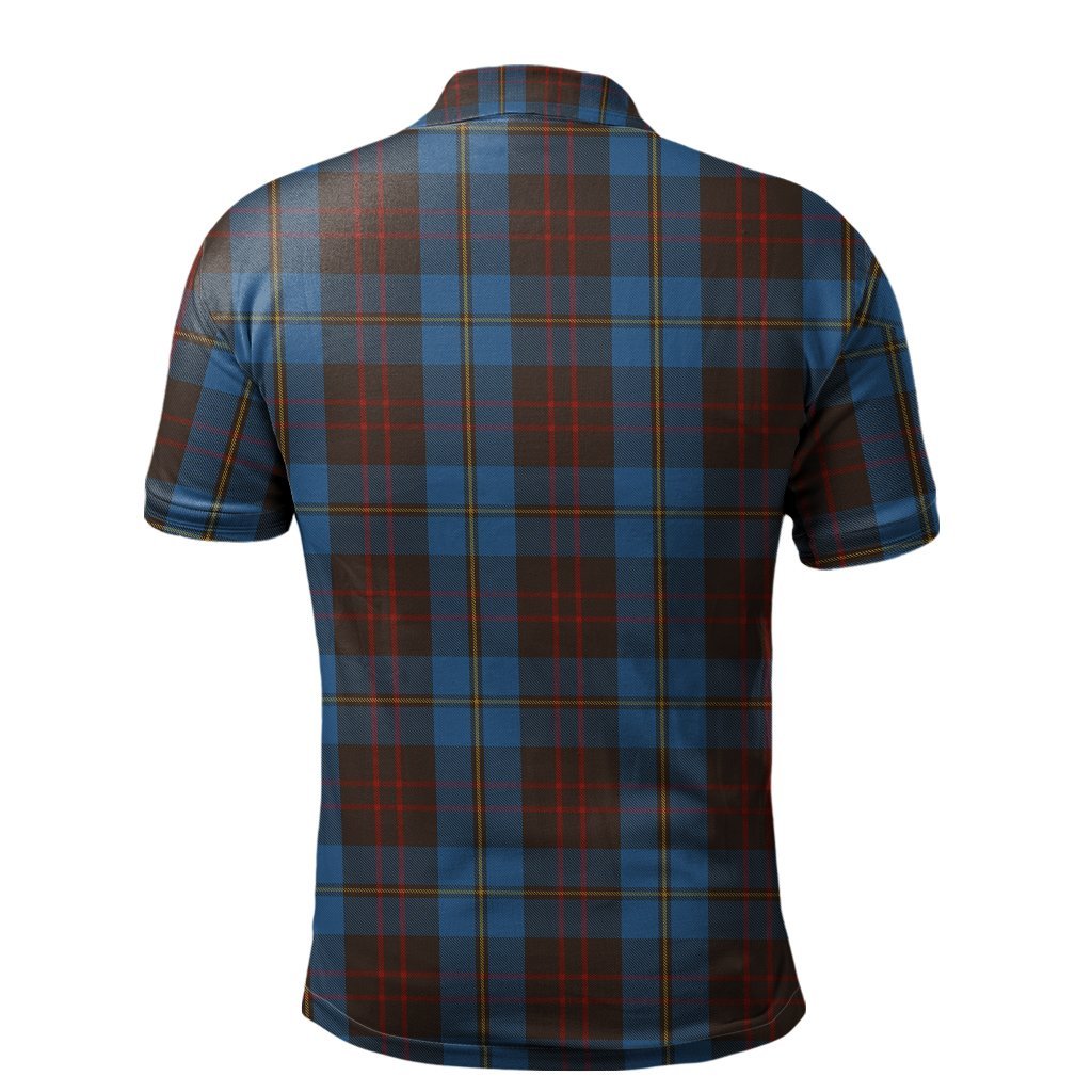 Clan Cameron Hunting Tartan Polo Shirt QG36 Cameron Hunting Tartan Tartan Polo   