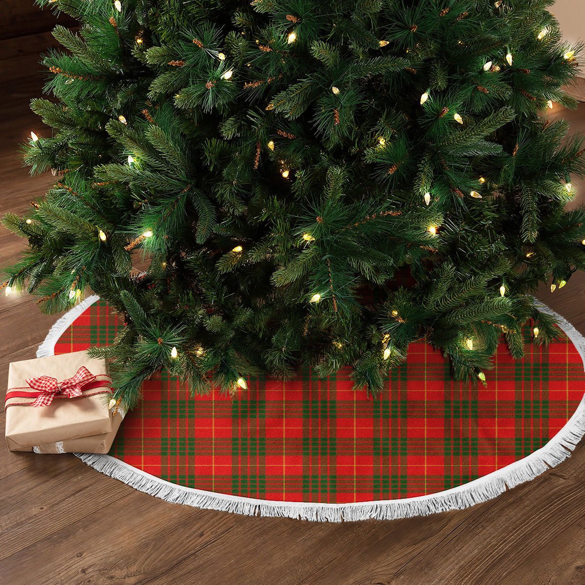Clan Cameron Modern Tartan Christmas Tree Skirt VH10 Cameron Modern Tartan Tartan Christmas   