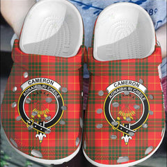 Clan Cameron Modern Tartan Crest Clogs Classic UQ64 Cameron Modern Tartan Tartan Today   