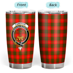 Clan Cameron Modern Tartan Crest Tumbler JM29 Clan Cameron Tartan Today   