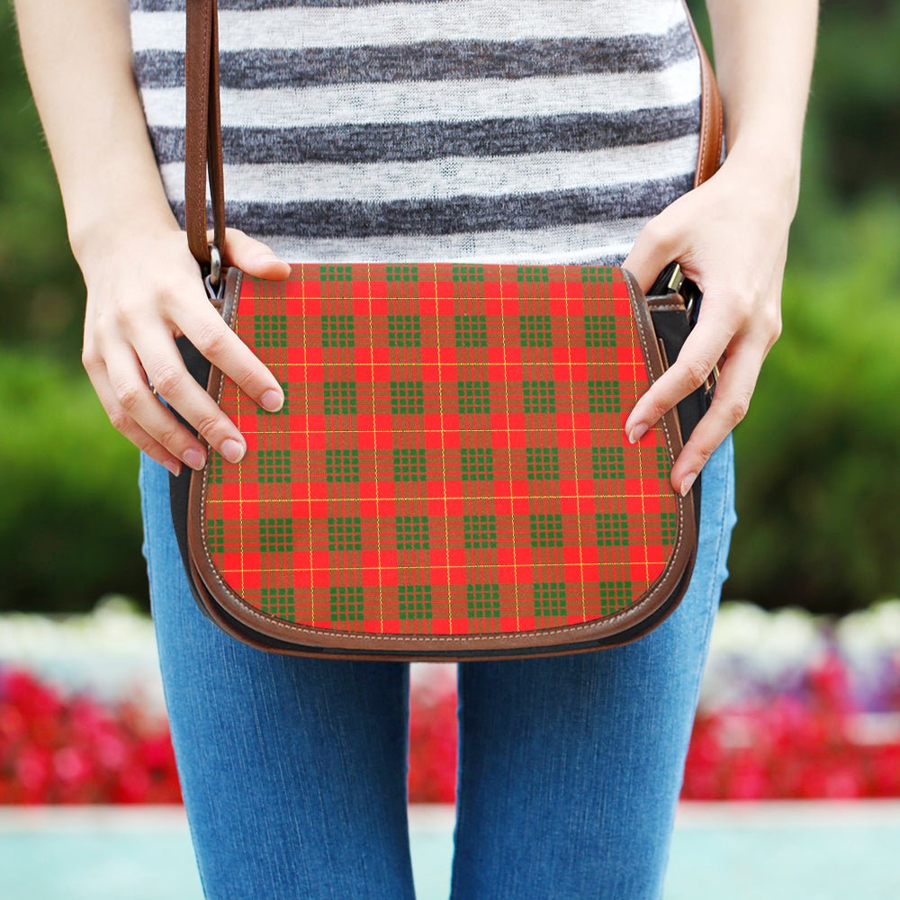 Clan Cameron Modern Tartan Saddle Handbags BN78 Clan Cameron Tartan Today   