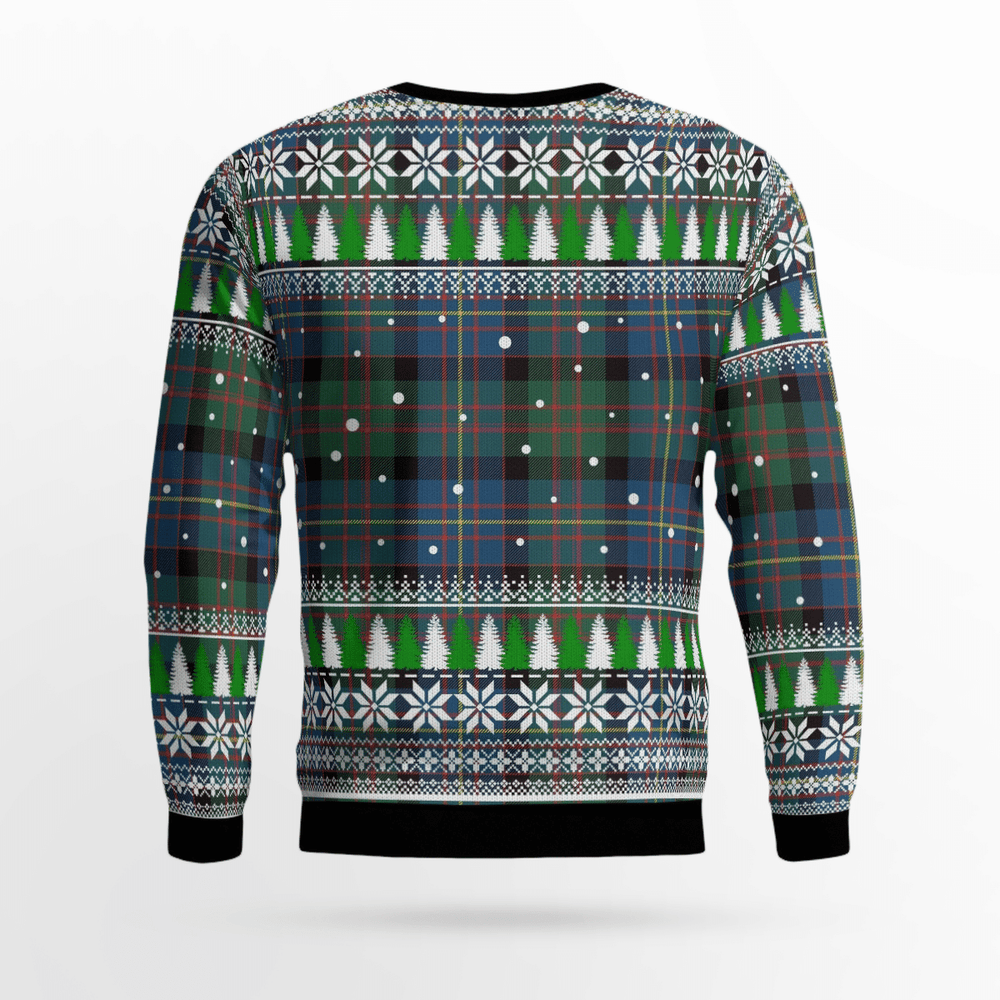 Clan Cameron of Erracht Ancient Crest Tartan Christmas Ugly Sweater WA38 Cameron of Erracht Ancient Crest Tartan Tartan Ugly Sweater   