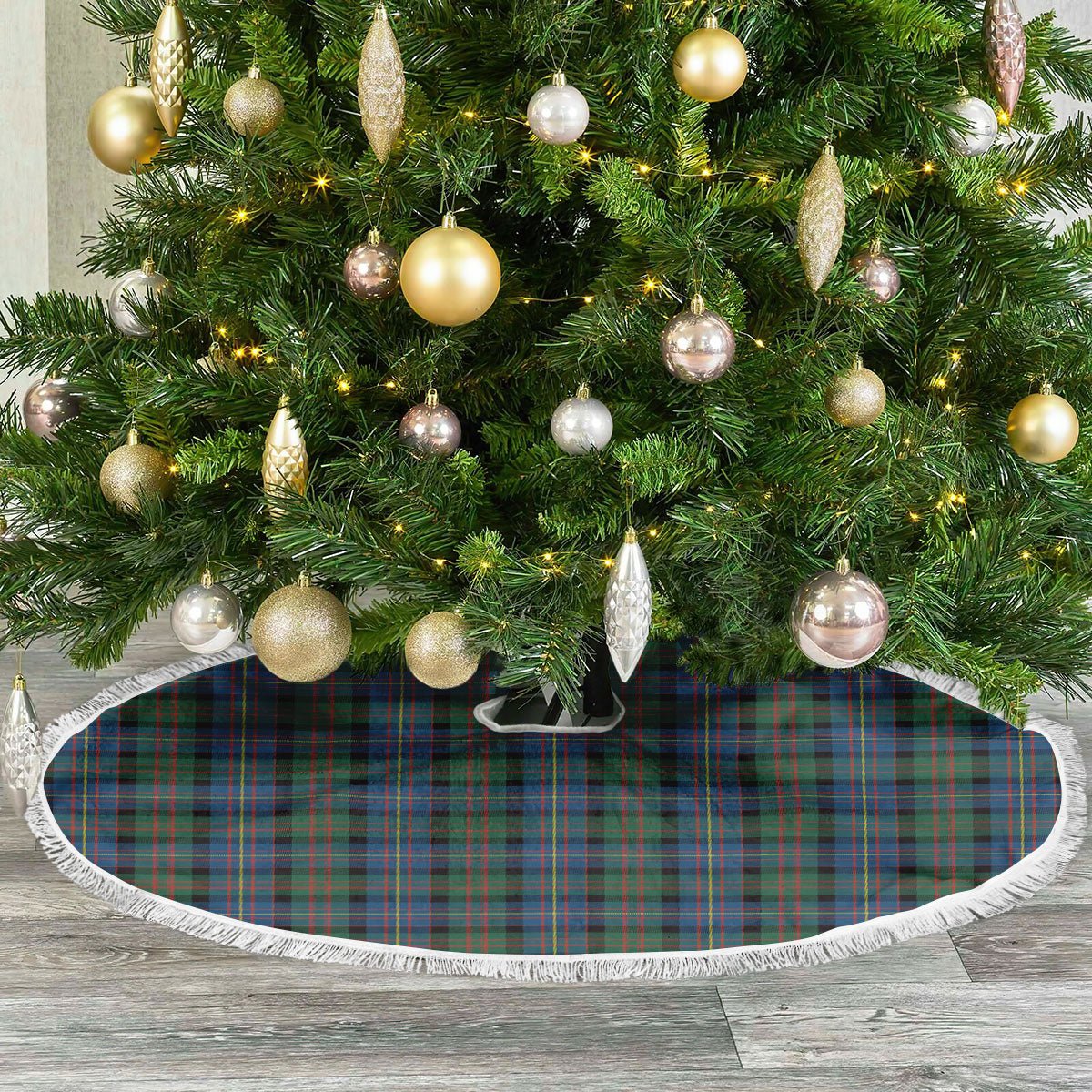 Clan Cameron of Erracht Ancient Tartan Christmas Tree Skirt UL28 Cameron of Erracht Ancient Tartan Tartan Christmas   