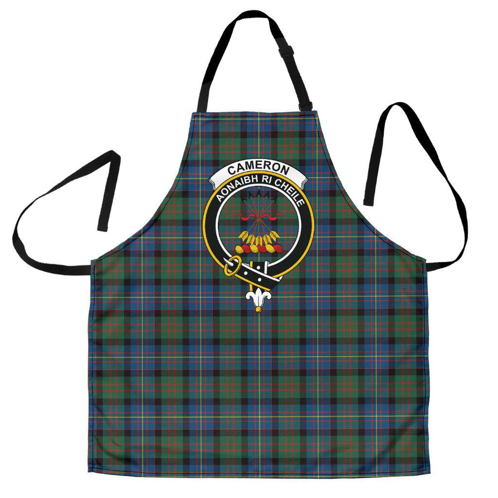 Clan Cameron of Erracht Ancient Tartan Crest Apron GJ65 Clan Cameron Tartan Today   