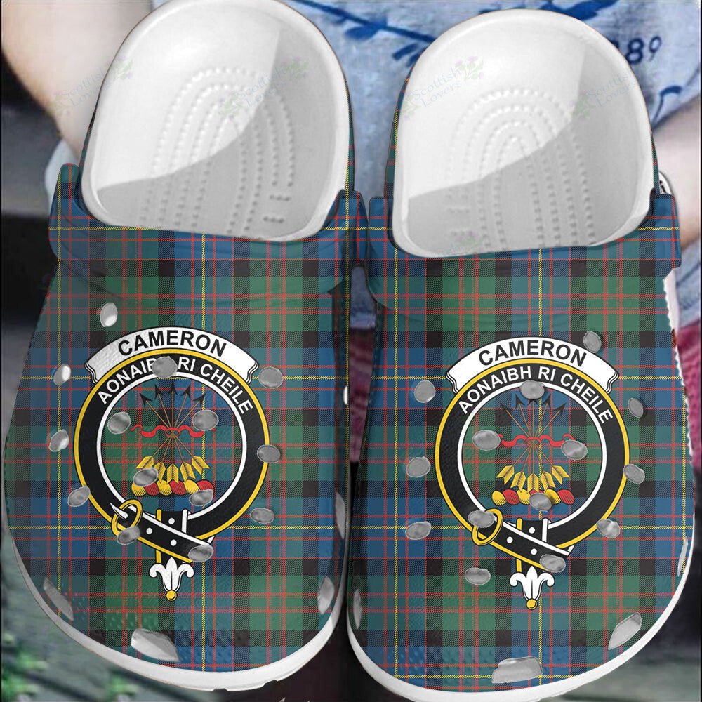 Clan Cameron of Erracht Ancient Tartan Crest Clogs Classic LH37 Cameron of Erracht Ancient Tartan Tartan Today   