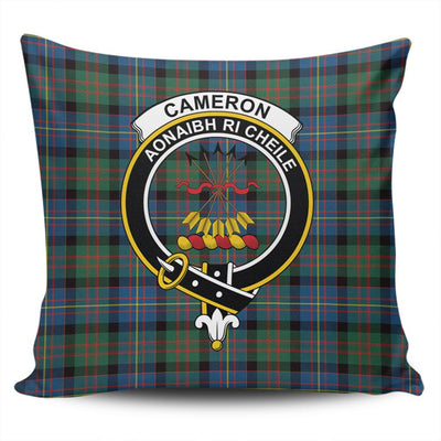Clan Cameron of Erracht Ancient Tartan Crest Pillow Cover RB49