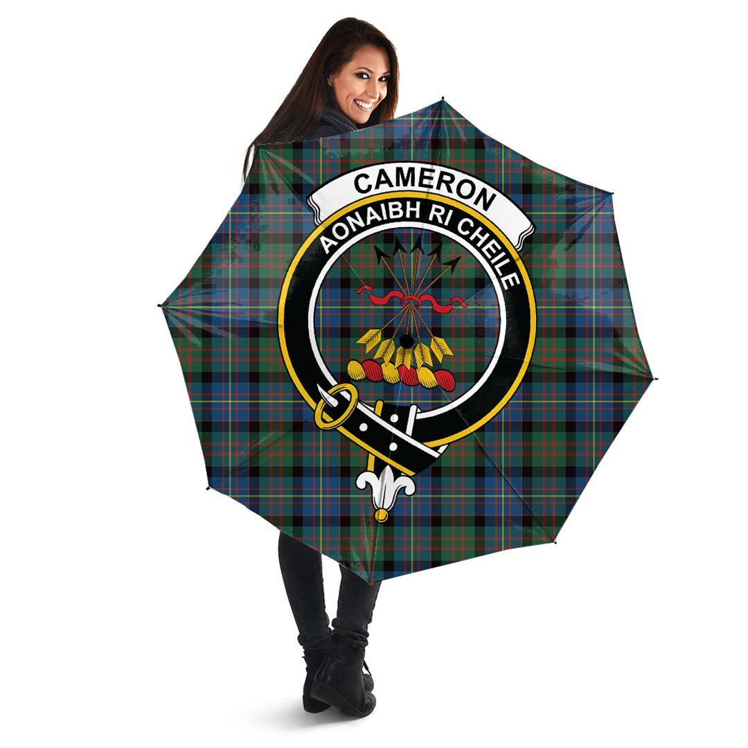 Clan Cameron of Erracht Ancient Tartan Crest Umbrella PX70 Clan Cameron Tartan Today   