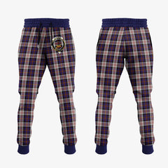 Clan Cameron Of Erracht Dress Tartan Crest Jogger Sweatpants FB58 Clan Cameron Tartan Today   