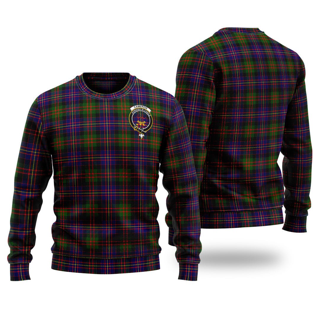 Clan Cameron Of Erracht Modern Tartan Christmas Ugly Sweater HU91 Cameron Of Erracht Modern Tartan Tartan Sweater   