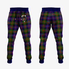 Clan Cameron Of Erracht Modern Tartan Crest Jogger Sweatpants VX25 Clan Cameron Tartan Today   