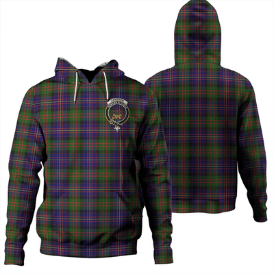 Clan Cameron of Erracht Modern Tartan Hoodie Crest