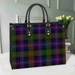 Clan Cameron Of Erracht Modern Tartan Leather Bag TV84 Clan Cameron Tartan Today   
