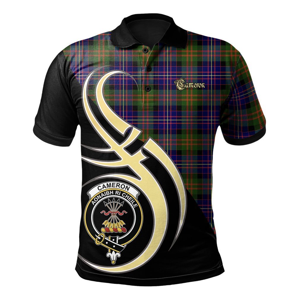 Clan Cameron of Erracht Modern Tartan Polo Shirt - Believe In Me Style XS11 Cameron of Erracht Modern Tartan Tartan Polo   